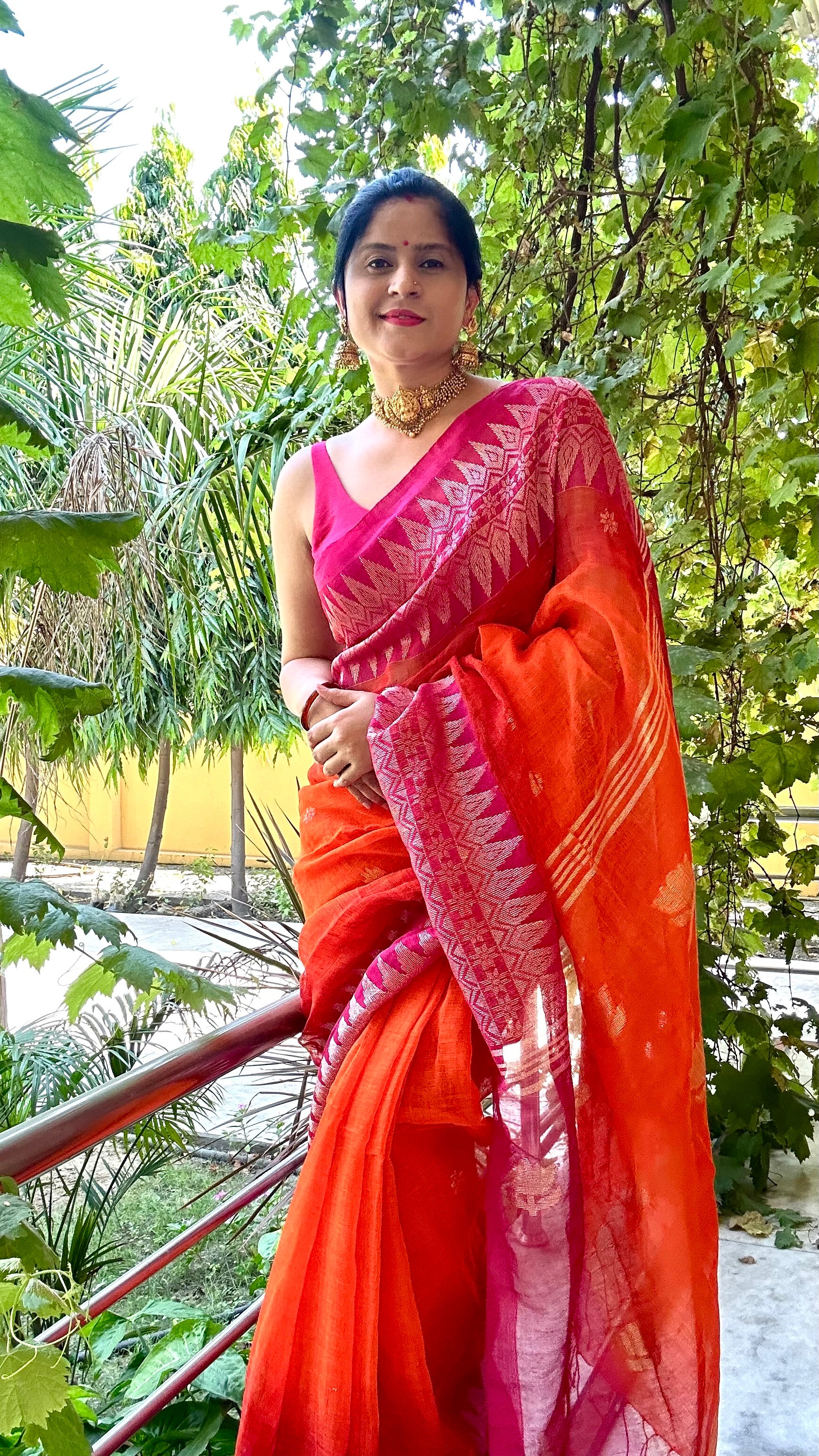 Pink Saree – TrendOye